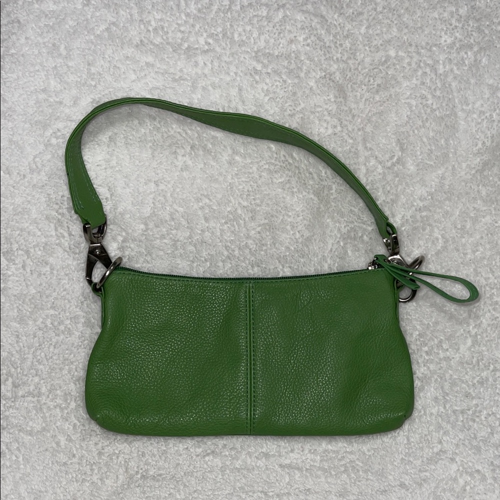 HOBO Green Leather Shoulder Bag